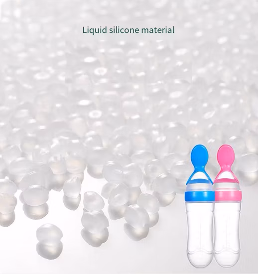 90ml Baby Care Silicone Paste Food Feeding Bottle Feeder with Baby Spoon Head