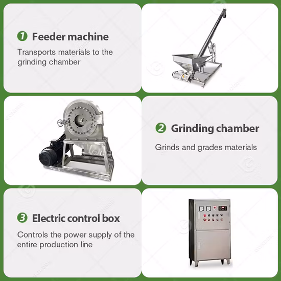 Food Processing Equipment for Grinding Corn Powder From Beans