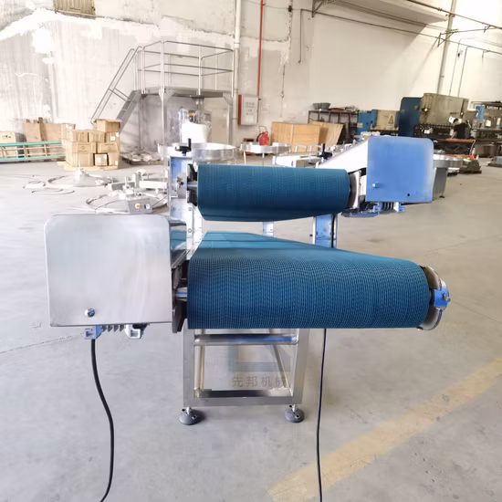 White Food Grade Belt Conveyor Used in Food Production Line